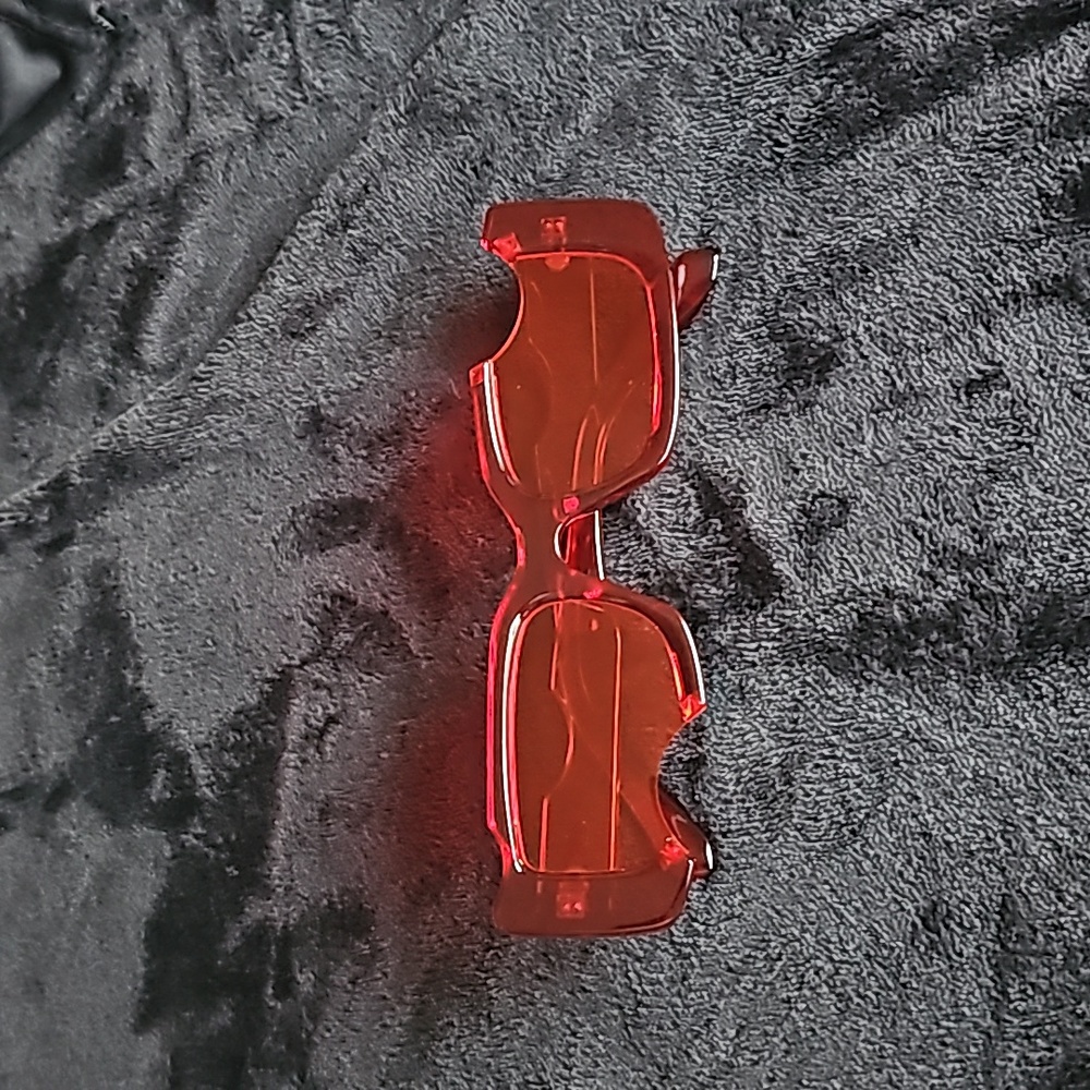 Cut Out Red Sunglasses